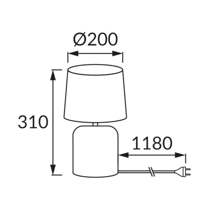 Lampka stołowa Struhm 04101