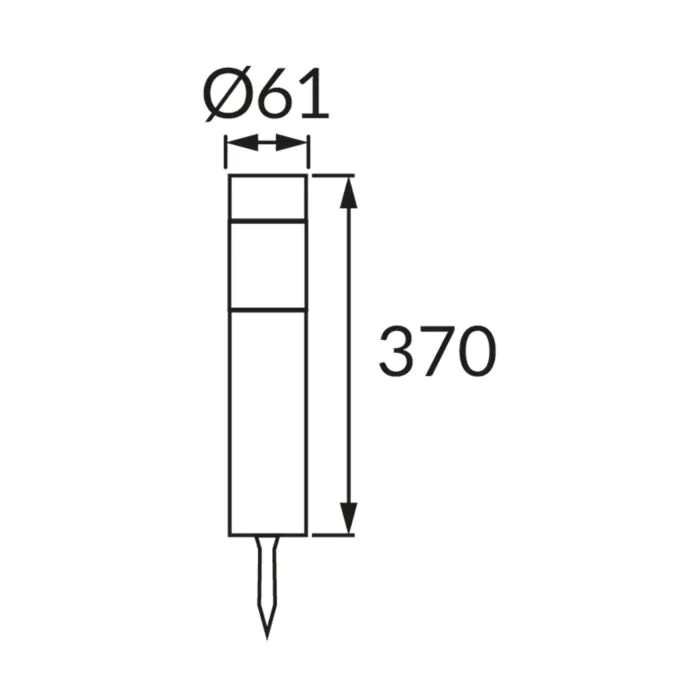 Oprawa ogrodowa, Oprawa solarna Struhm 04785