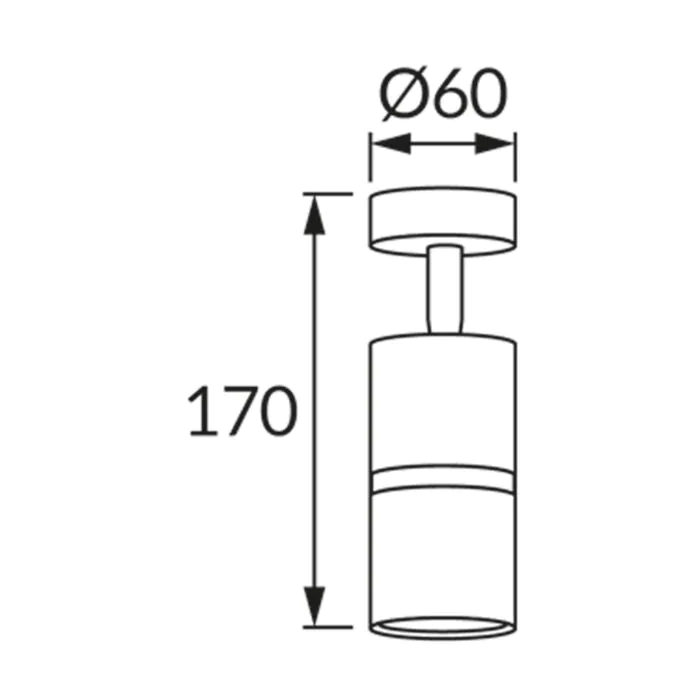 Kinkiet, Oprawa sufitowa Struhm 04260