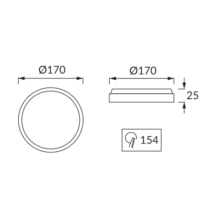 Oprawa downlight, Oprawa wpuszczana Struhm 02485