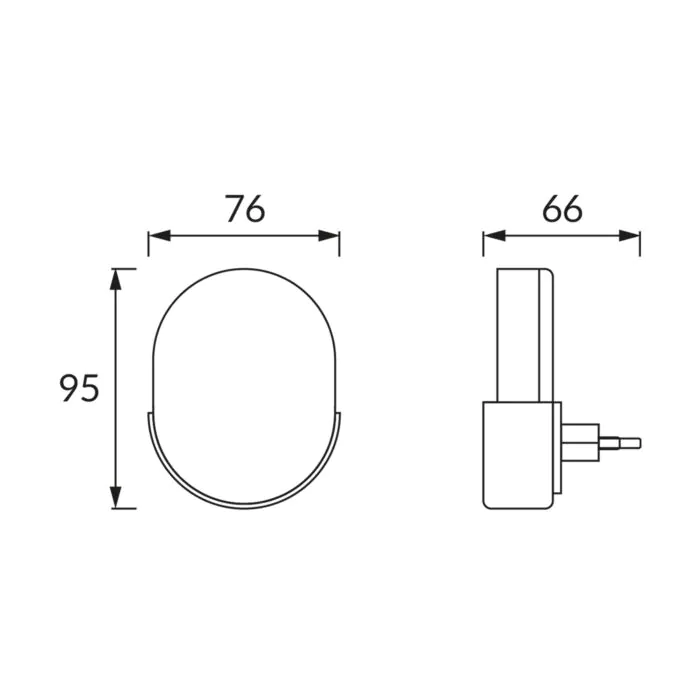 Lampka wtykowa Struhm 03897
