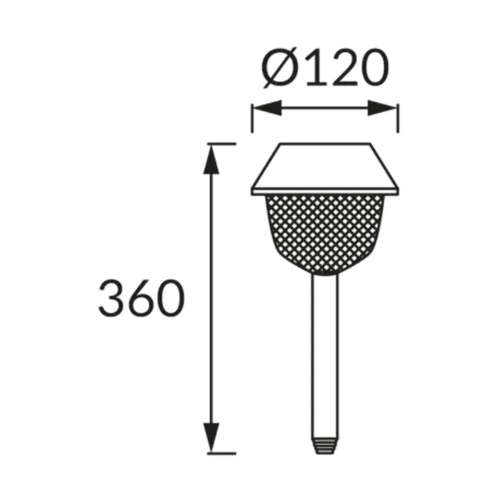 Oprawa ogrodowa, Oprawa solarna Struhm 03829