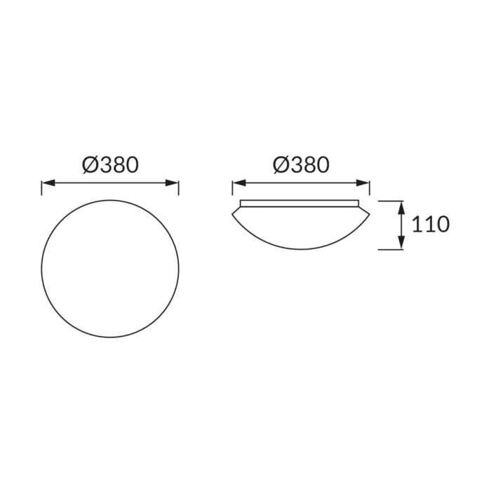 Plafon sufitowy Struhm 02782