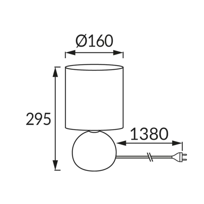 Lampka stołowa Struhm 03290