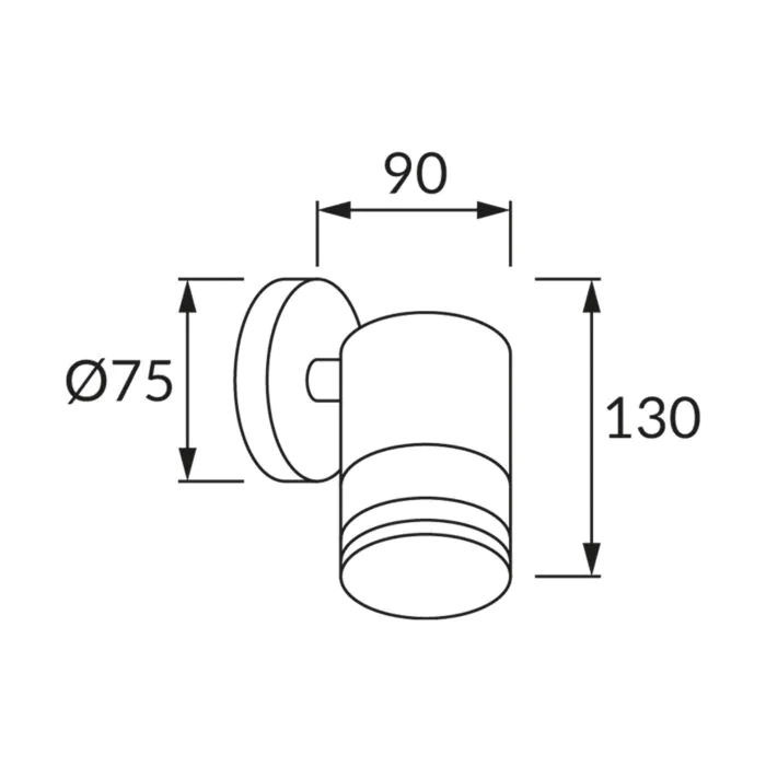 Oprawa elewacyjna, Kinkiet Struhm 03569