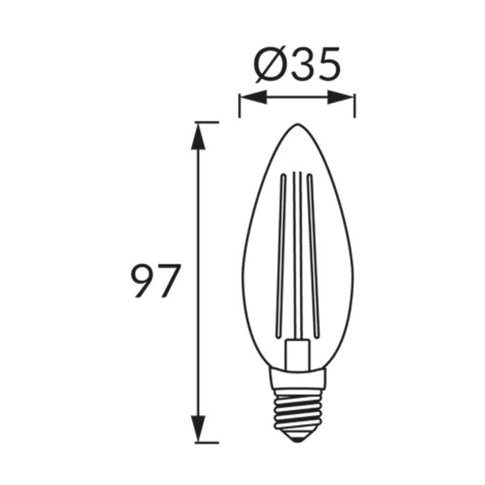 Żarówka dekoracyjna LED Struhm 04483