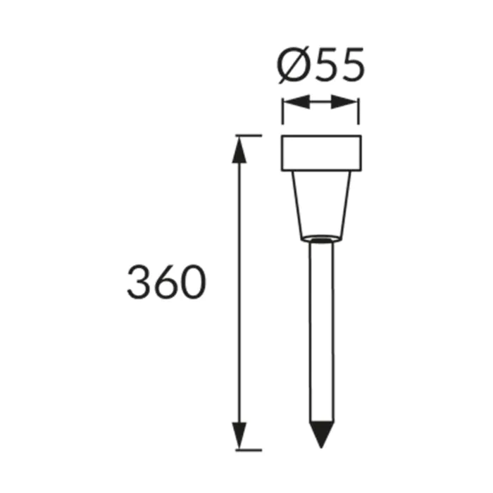 Oprawa ogrodowa, Oprawa solarna Struhm 03938