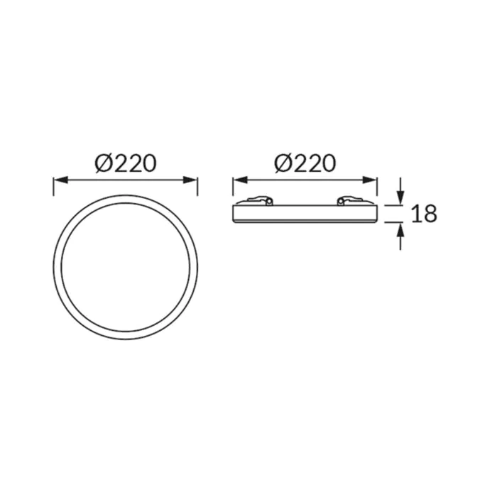 Plafon sufitowy Struhm 04407