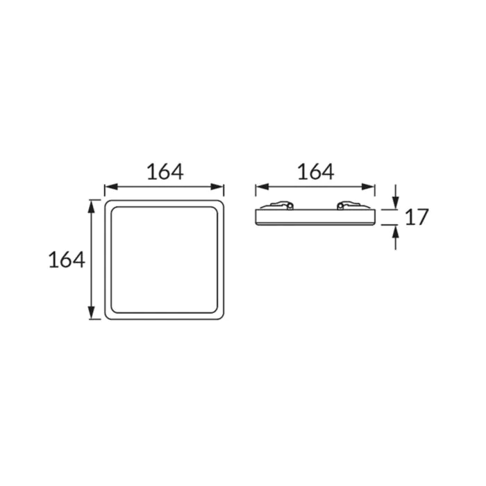 Plafon sufitowy Struhm 04409