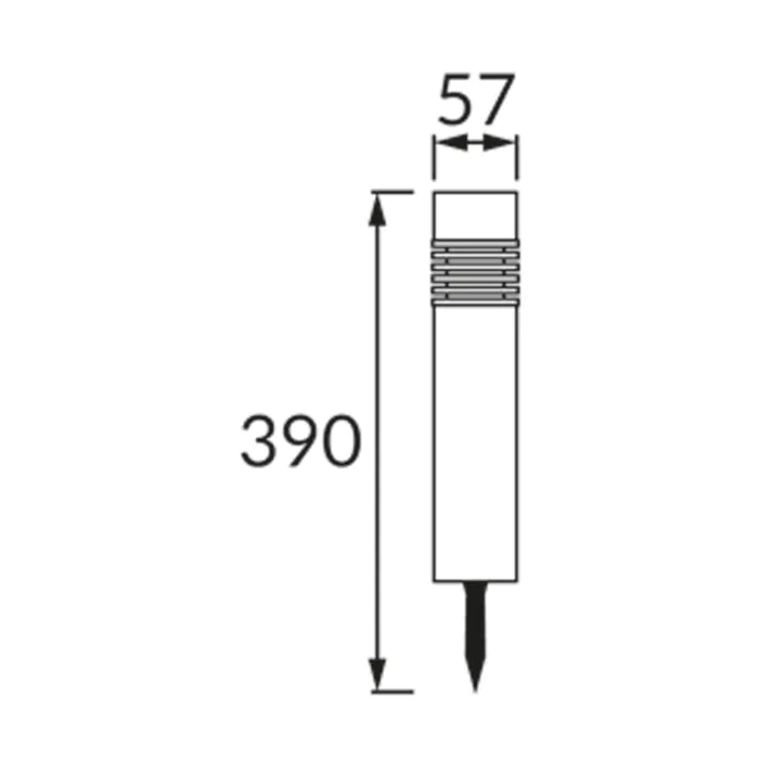 Oprawa ogrodowa, Oprawa solarna Struhm 04376
