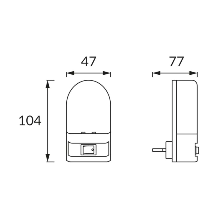 Lampka wtykowa Struhm 02869