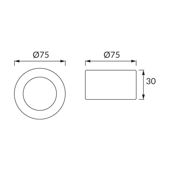 Oprawa downlight, Oprawa wpuszczana Struhm 03099