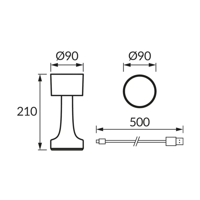 Lampka stołowa Struhm 04682