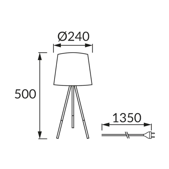 Lampka stołowa Struhm 03577