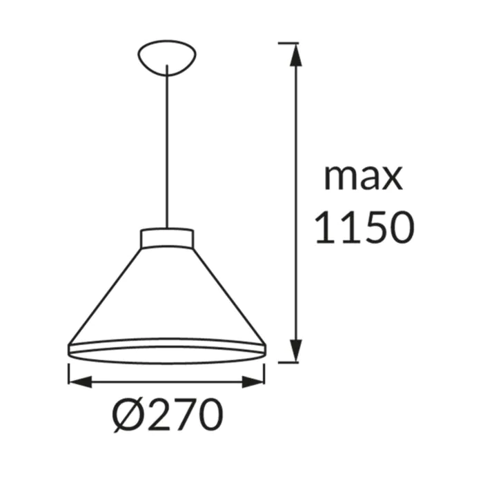 Oprawa wisząca Struhm 03268