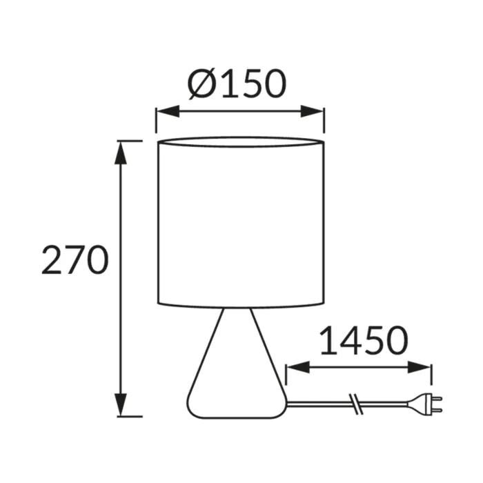 Lampka stołowa Struhm 04057