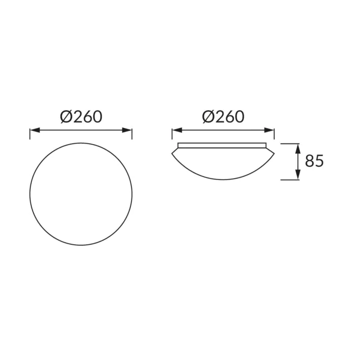 Plafon sufitowy Struhm 02780