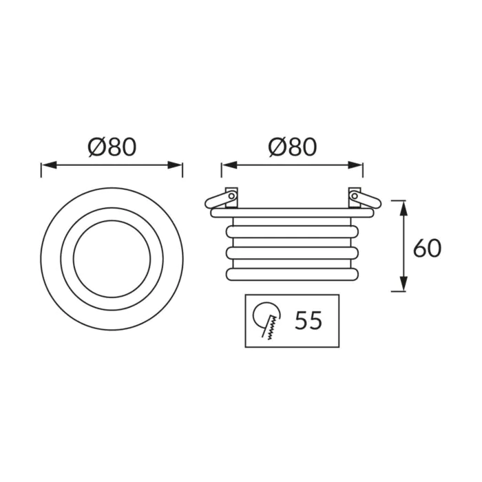 Oprawa downlight, Oprawa wpuszczana Struhm 03180