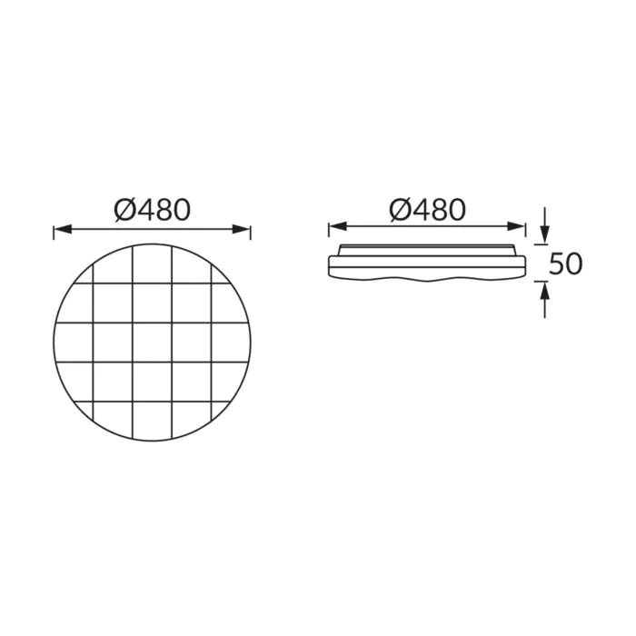 Plafon sufitowy Struhm 03638