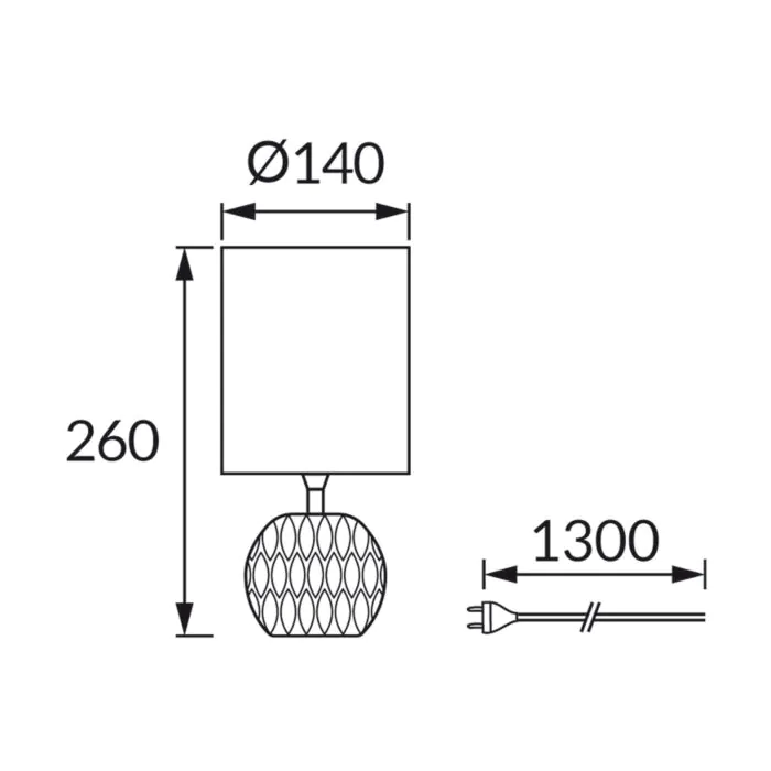 Lampka stołowa Struhm 04724