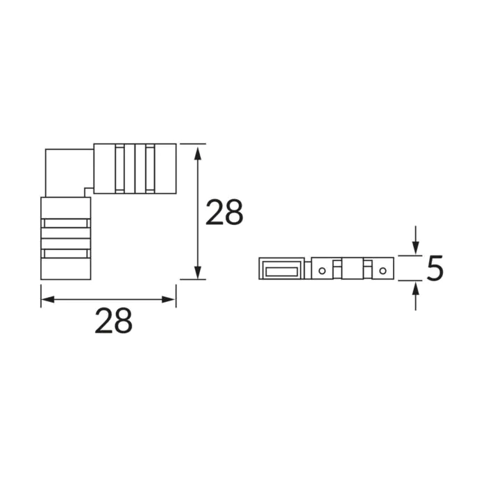 Łącznik do taśm LED Struhm 04802