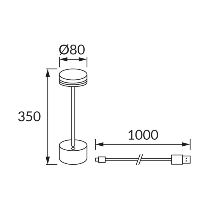 Lampka stołowa Struhm 04776