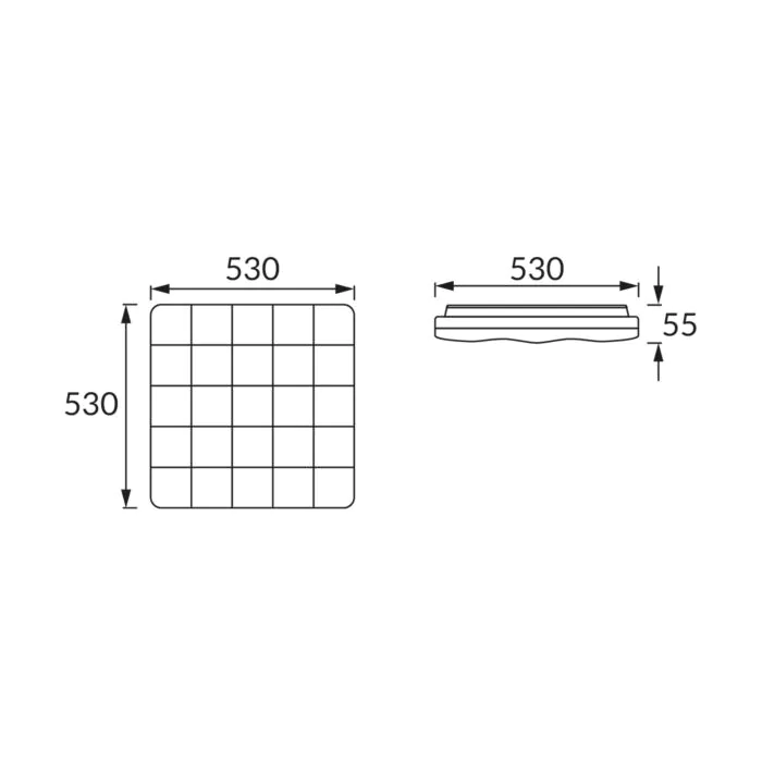 Plafon sufitowy Struhm 03640