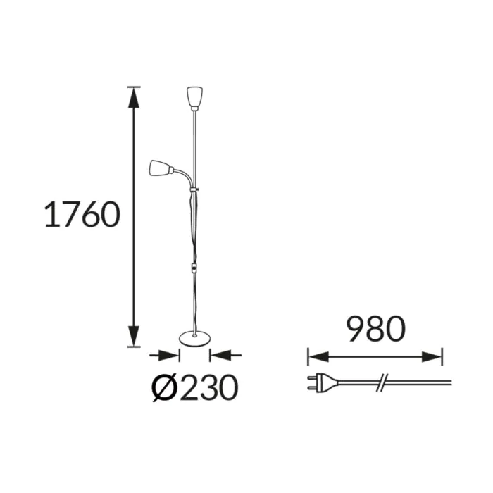 Lampa stojąca Struhm 04445