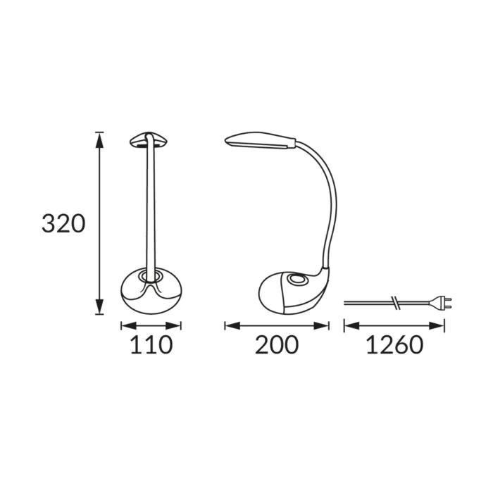 Lampka biurkowa Struhm 04001