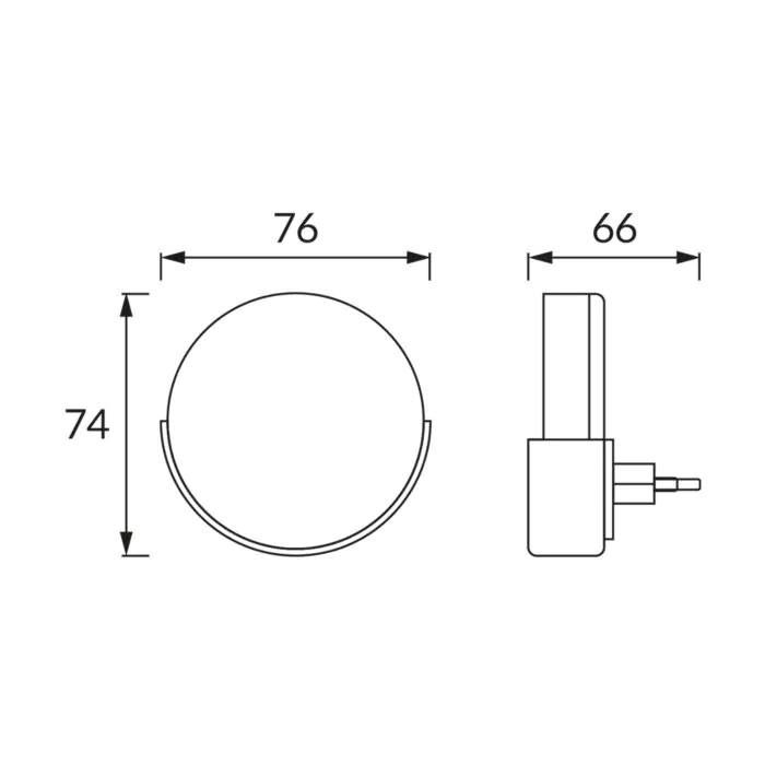 Lampka wtykowa Struhm 03896
