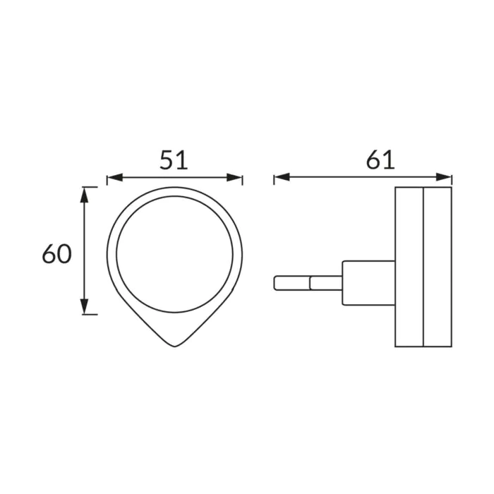 Lampka wtykowa Struhm 03791