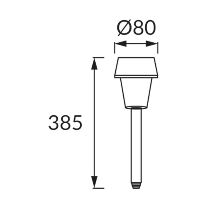 Oprawa ogrodowa, Oprawa solarna Struhm 03828