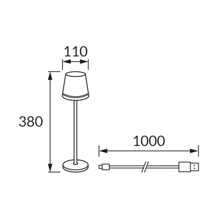 Lampka stołowa Struhm 04792