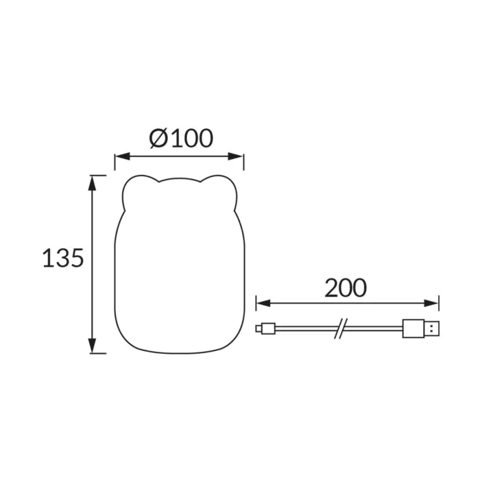 Lampka stołowa, Lampka nocna Struhm 04840