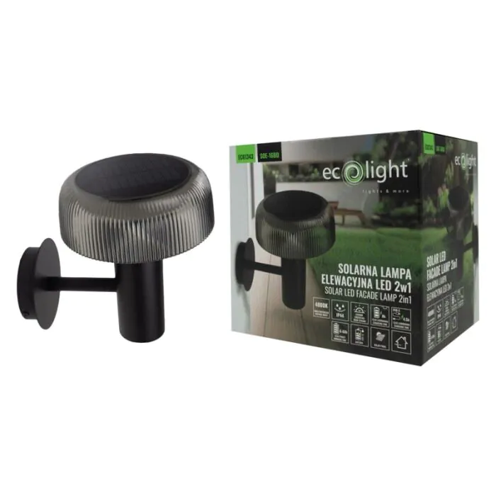 Oprawa elewacyjna, Kinkiet, Oprawa solarna Eco Light EC61343