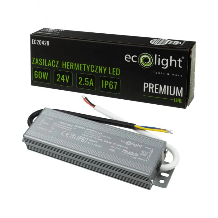 Zasilacz LED hermetyczny Eco Light EC20429