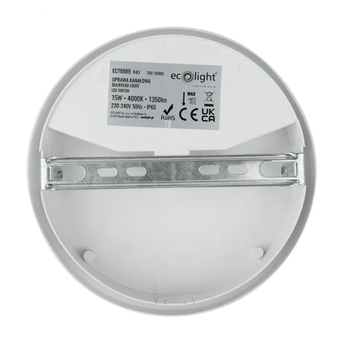 Plafon sufitowy, Plafon ścienny, Oprawa kanałowa, Oprawa elewacyjna Eco Light EC79889