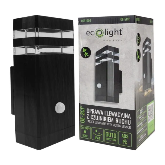 Oprawa elewacyjna, Kinkiet Eco Light EC61006