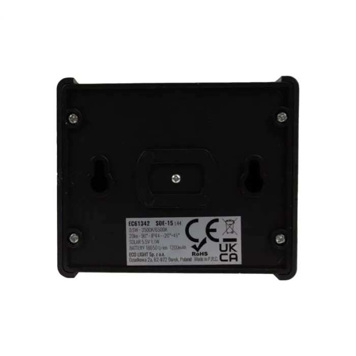 Oprawa elewacyjna, Kinkiet, Oprawa solarna Eco Light EC61342