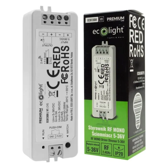 Sterownik do taśm LED Eco Light EC61308