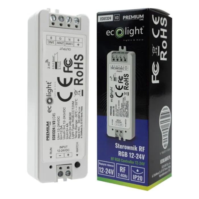 Sterownik do taśm LED Eco Light EC61324