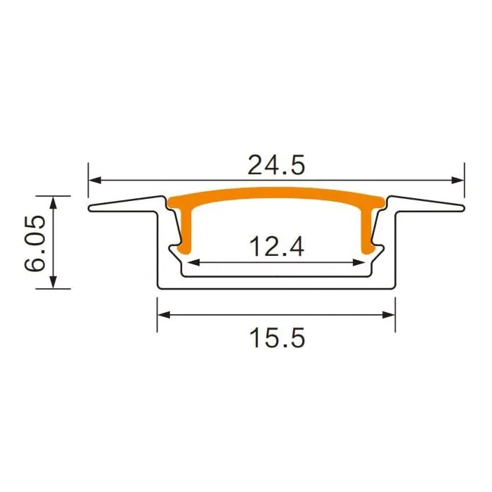 Profil do taśm LED Eco Light EC20615