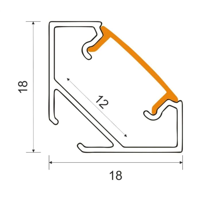 Profil do taśm LED Eco Light EC20919
