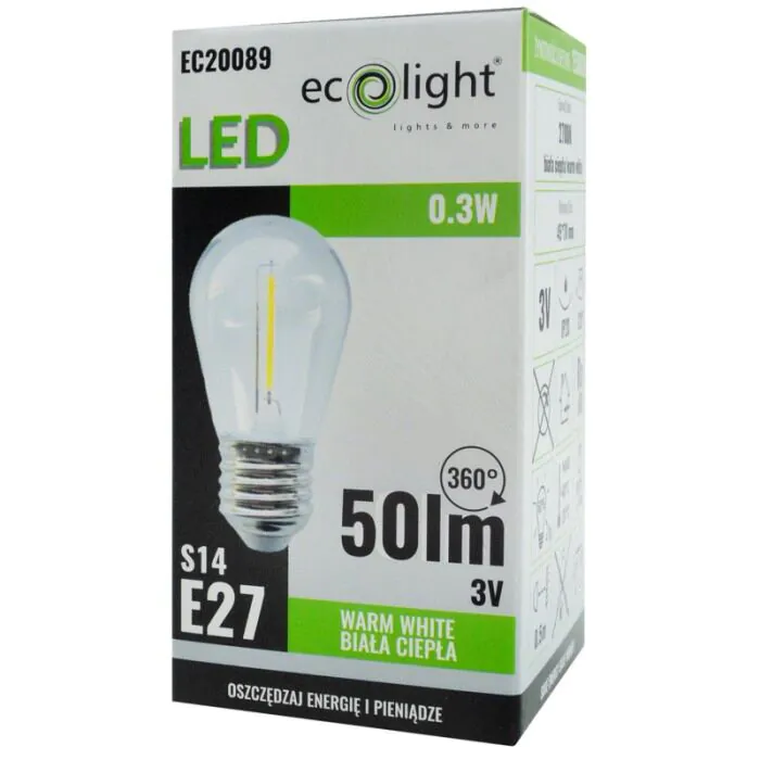 Żarówka dekoracyjna LED Eco Light EC20089