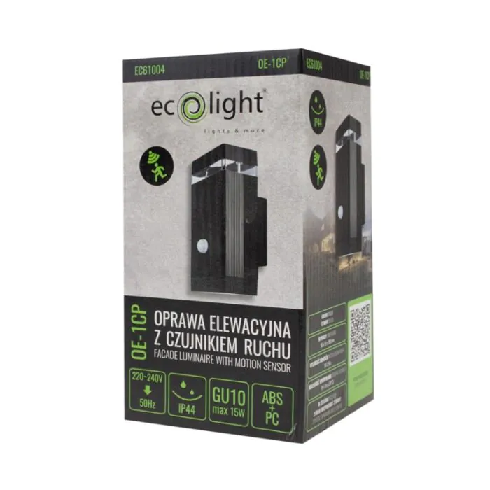 Oprawa elewacyjna, Kinkiet Eco Light EC61004