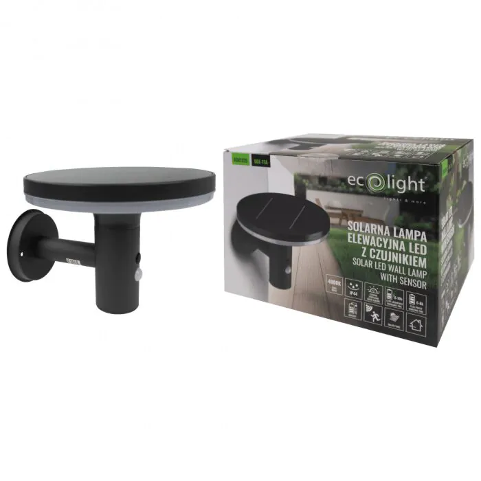 Oprawa elewacyjna, Kinkiet, Oprawa solarna Eco Light EC61335