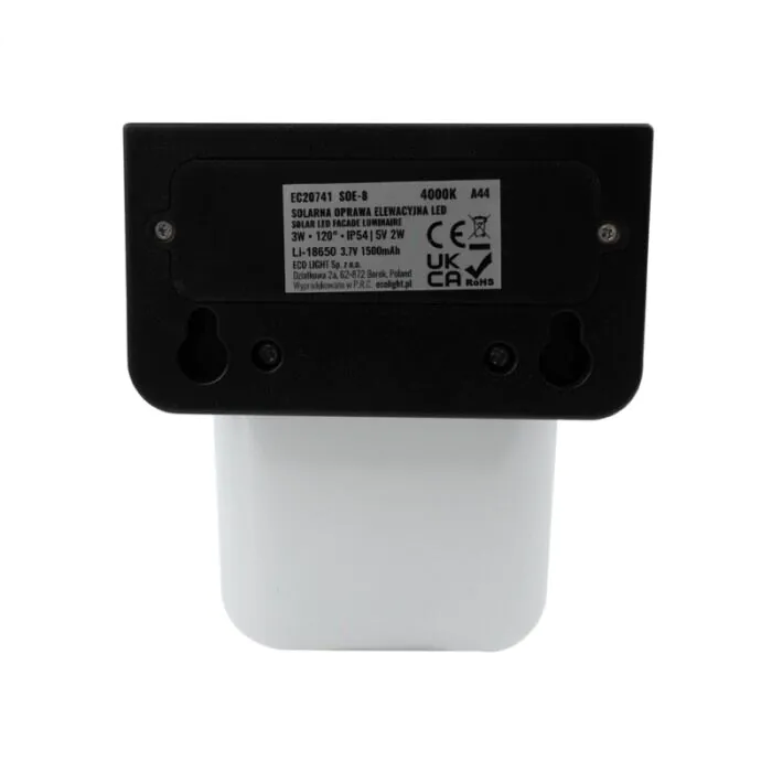 Oprawa elewacyjna, Kinkiet, Oprawa solarna Eco Light EC20741