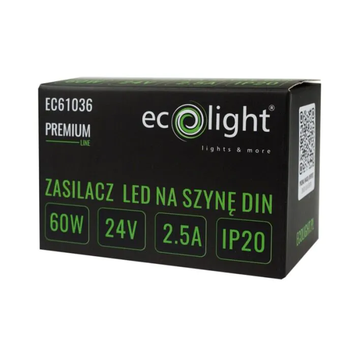 Zasilacz LED na szynę Eco Light EC61036
