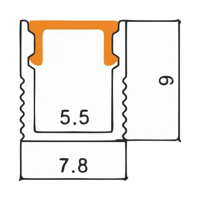 Profil do taśm LED Eco Light EC20823