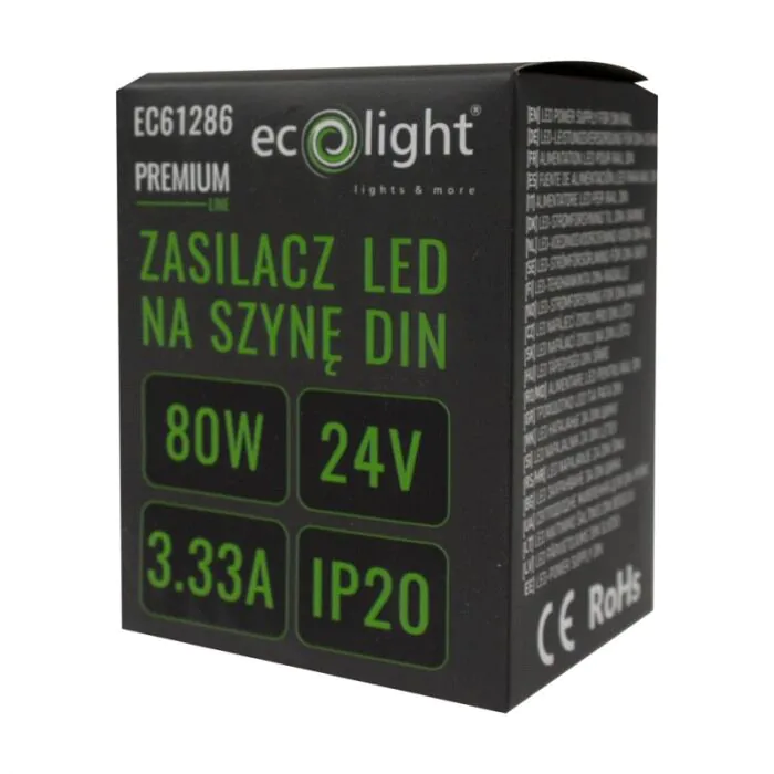Zasilacz LED na szynę Eco Light EC61286